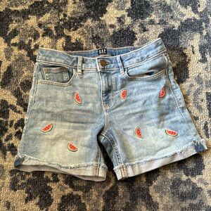 Gap Kids Stretch Midi Watermelon Jean Short 12